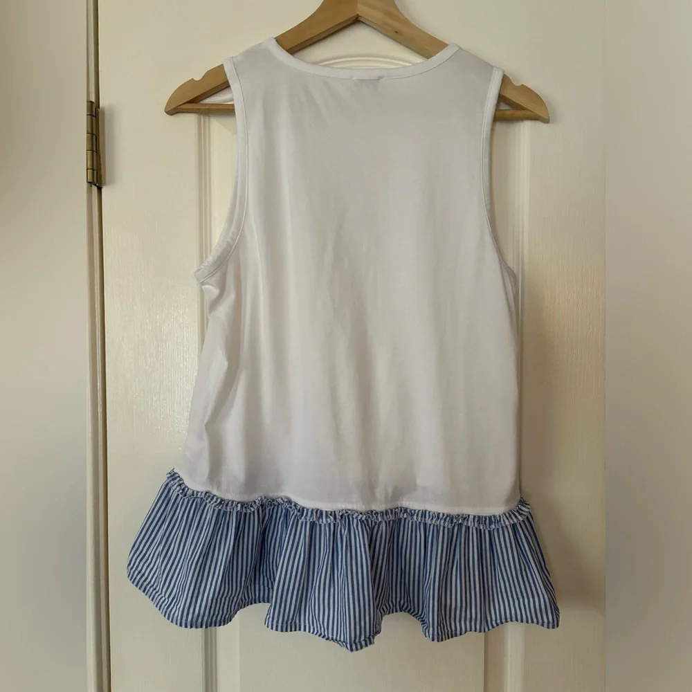 J. Crew Woven-hem tank top - like new! - size S - Picture 6 of 8